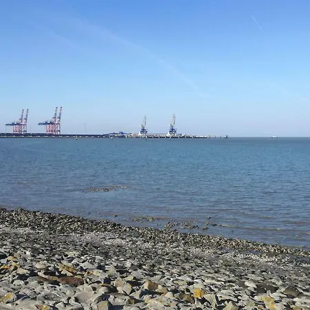 Apartmán Ferienwohnung Zwischen Hooksiel Und Suedstrand, Mit Badewanne Und Tv